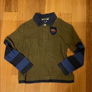 Boys Tommy Hilfiger rugby shirt sz 4/5 VGUC